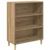 Image de Vidaxl buffet chêne artisanal 69,5 x 32,5 x 90 cm bois d'ingénierie