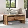 Image de Table Basse Bois Ancien 102 X 50,5 X 46,5 Cm Bois D'ingénierie Vidaxl