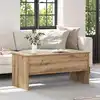 Image de Table Basse Chêne Artisanal 102 X 50,5 X 46,5 Cm Vidaxl