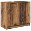 Image de Armoire de salle de bain en bois - vidaXL - 645x335x59 cm - Bois dingénierie - Vieux bois - Rangement efficace