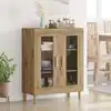 Image de Buffet Chêne Artisanal 69,5 X 34 X 90 Cm Bois D'ingénierie Vidaxl