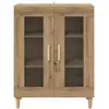 Image de Vidaxl buffet chêne artisanal 69,5 x 34 x 90 cm bois d'ingénierie