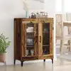 Image de Buffet Bois Ancien 69,5 X 34 X 90 Cm Bois D'ingénierie Et Fer Vidaxl