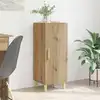Image de Buffet Chêne Artisanal 34,5 X 34 X 90 Cm Bois D'ingénierie Vidaxl