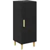 Image de Vidaxl buffet chêne noir 34,5 x 34 x 90 cm bois d'ingénierie