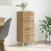 Image de Buffet Chêne Artisanal 34,5 X 34 X 90 Cm Bois D'ingénierie Vidaxl
