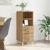 Image de Buffet Chêne Artisanal 34 X 34,5 X 90 Cm Bois D'ingénierie Vidaxl
