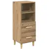 Image de Vidaxl buffet chêne artisanal 34 x 34,5 x 90 cm bois d'ingénierie