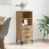 Image de Buffet Chêne Artisanal 34 X 34,5 X 90 Cm Bois D'ingénierie Vidaxl
