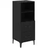 Image de Vidaxl buffet chêne noir 34 x 34,5 x 90 cm bois d'ingénierie
