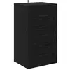 Image de Vidaxl buffet chêne noir 40 x 33 x 70 cm bois d'ingénierie