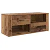 Image de Vidaxl meuble tv 100 x 35 x 40 cm bois ancien bois d'ingénierie