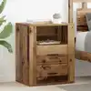 Image de Cabinet De Chevet Bois Ancien 35 X 50 X 60 Cm Bois D'ingénierie Vidaxl
