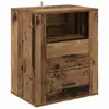 Image de Vidaxl cabinet de chevet bois ancien 35 x 50 x 60 cm bois d'ingénierie