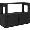Image de Vidaxl buffet chêne noir 80 x 30 x 60 cm bois d'ingénierie