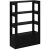 Image de Vidaxl buffet chêne noir 30 x 80 x 119.5 cm bois d'ingénierie