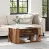 Image de Table Basse Bois Ancien 80 X 50 X 40 Cm Bois D'ingénierie Vidaxl