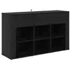 Image de Vidaxl buffet chêne noir 100 x 30 x 59,5 cm bois d'ingénierie