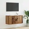 Image de Meuble Tv Mural Bois Ancien 80 X 34,5 X 40 Cm Bois D'ingénierie Vidaxl