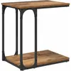 Image de Table D'appoint Bois Ancien 50 X 35 X 52 Cm Bois D'ingénierie Vidaxl