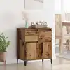 Image de Buffet Bois Ancien 60 X 35 X 70 Cm Bois D'ingénierie Et Fer Vidaxl