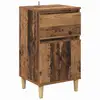 Image de Vidaxl cabinet de chevet bois ancien 40 x 35 x 70 cm bois d'ingénierie