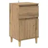 Image de Vidaxl cabinet de chevet avec tiroir chêne artisanal 40 x 35 x 70 cm