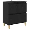Image de Vidaxl buffet chêne noir 60 x 35 x 70 cm bois d'ingénierie