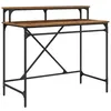 Image de Bureau style industriel - vidaXL - Bois ancien - 100x50x90 cm - Bois dingénierie - Étagère intégrée - Durable