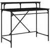 Image de Vidaxl bureau chêne noir bois d'ingénierie 100 x 50 x 90 cm