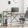 Image de Bureau Bois Ancien 135 X 50 X 90 Cm Bois D'ingénierie Vidaxl