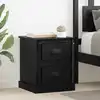 Image de Cabinet De Chevet 2 Pcs Chêne Noir 39 X 39 X 47.5 Cm Vidaxl