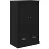 Image de Vidaxl haut armoire chêne noir 60 x 35,5 x 103,5 cm bois d'ingénierie