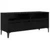Image de Vidaxl meuble tv avec tiroir chêne noir 100 x 34,5 x 44,5 cm