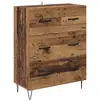 Image de Vidaxl buffet bois ancien 69,5 x 34 x 90 cm bois d'ing ©nierie et fer