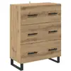 Image de Vidaxl buffet avec tiroir chêne artisanal 69,5 x 34 x 90 cm