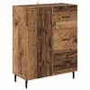 Image de Vidaxl buffet bois ancien 69,5 x 34 x 90 cm bois d'ingénierie et fer