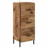 Image de Vidaxl buffet bois ancien 34 x 34,5 x 90 cm bois d'ingénierie