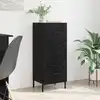 Image de Buffet Chêne Noir 34 X 34,5 X 90 Cm Bois D'ingénierie Vidaxl