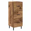 Image de Vidaxl buffet bois ancien 34 x 34,5 x 90 cm bois d'ingénierie