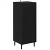 Image de Vidaxl buffet chêne noir 34 x 34,5 x 90 cm bois d'ingénierie