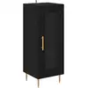 Image de Vidaxl buffet chêne noir 34 x 34,5 x 90 cm bois d'ingénierie