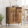 Image de Buffet Bois Ancien 69,5 X 34 X 90 Cm Bois D'ingénierie Et Fer Vidaxl