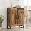 Image de Buffet Bois Ancien 69,5 X 34 X 90 Cm Bois D'ingénierie Et Fer Vidaxl