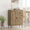 Image de Buffet Avec Tiroir Chêne Artisanal 69,5 X 34 X 90 Cm Vidaxl