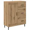 Image de Vidaxl buffet avec tiroir chêne artisanal 69,5 x 34 x 90 cm
