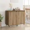 Image de Buffet 2 Pc Chêne Artisanal 40 X 35 X 70 Cm Vidaxl