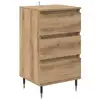 Image de Vidaxl buffet chêne artisanal 35 x 40 x 70 cm bois d'ingénierie