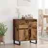 Image de Buffet Bois Ancien 60 X 35 X 70 Cm Bois D'ingénierie Et Fer Vidaxl