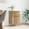 Image de Buffet Chêne Artisanal 35 X 40 X 70 Cm Bois D'ingénierie Vidaxl